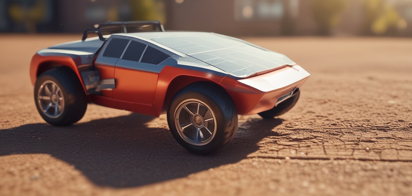 Solarbetriebene RC Autos
