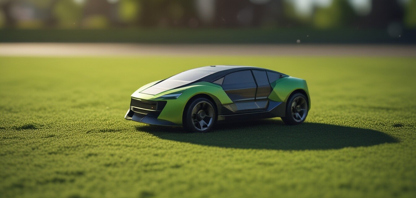 Solarbetriebene ferngesteuerte Autos