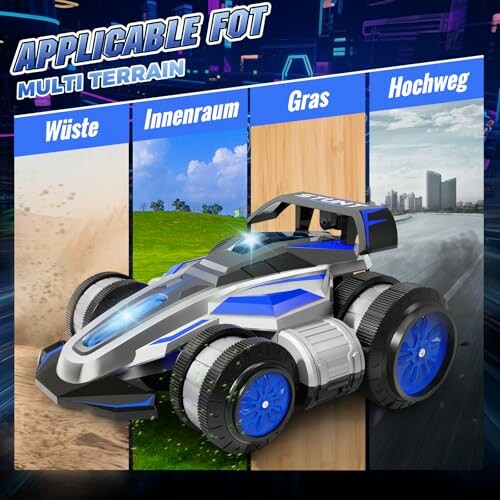 Ferngesteuertes Auto für verschiedene Geländearten