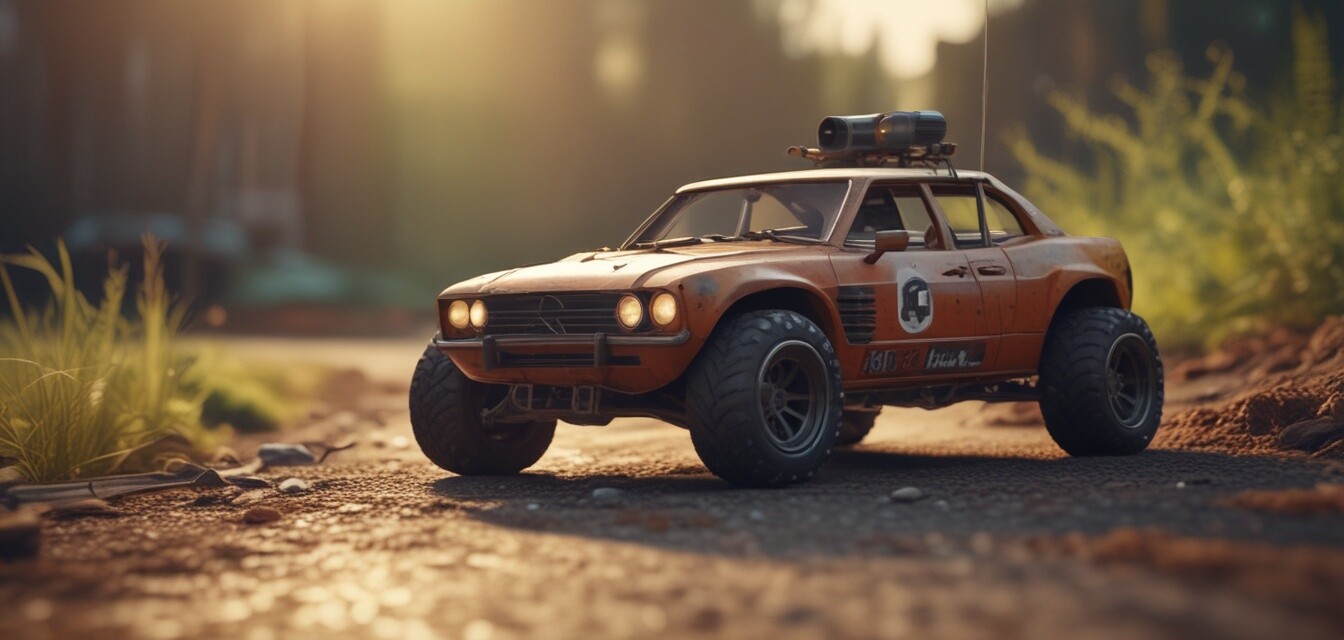 RC Auto aus recycelten Materialien