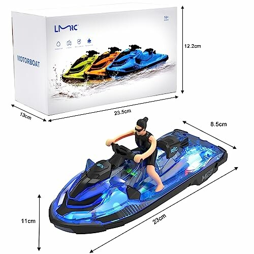 OBEST 2,4 GHz ferngesteuertes Motorboot