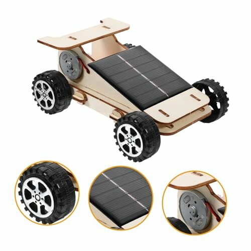 Bausatz für ein solarbetriebenes Spielzeugauto